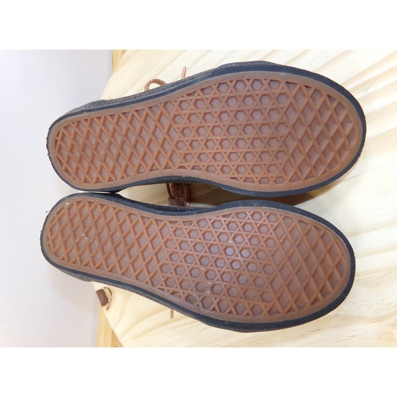 Vans Kids Unisex Old Skool Skate Shoes Sneakers Gold Glitter 508357 Size 3 - Picture 6 of 7